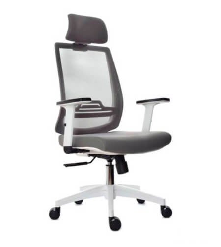 Silla Denken Presidente Gris-Blanca